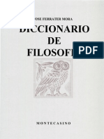 Diccionario de Jose Ferrater Mora M