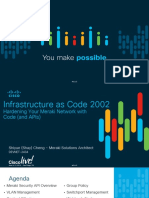 DEVNET-2434-Infrastructure as Code 2002-Hardening Your Meraki Network With Code-And APIs