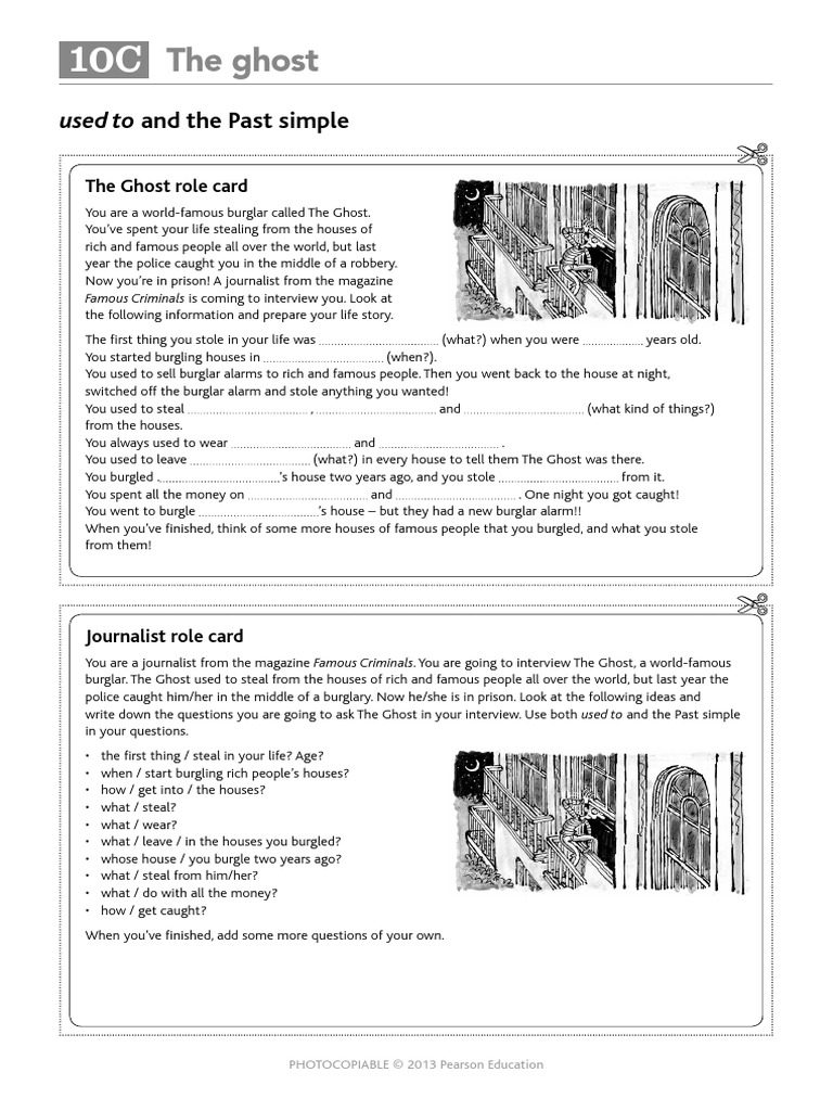 Speaking Activity - The Ghost | PDF | Burglary | Theft