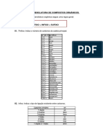 Resumo Sobre Nomenclatura Orgânica