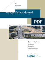 GDOT-Design Policy Manual 102919