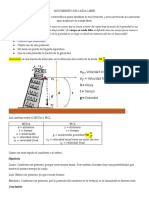 Movimiento de Caída Libre