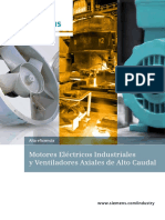 Motores eléctricos industriales y ventiladores de alto caudal