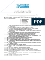 Questionário de Crenças Sobre o Pânico