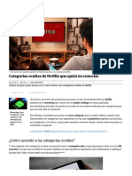 Categorias Ocultas de Netflix Que Quiza No Conocias