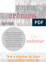 Aula Sobre o Gênero Crônica - 8º Ano