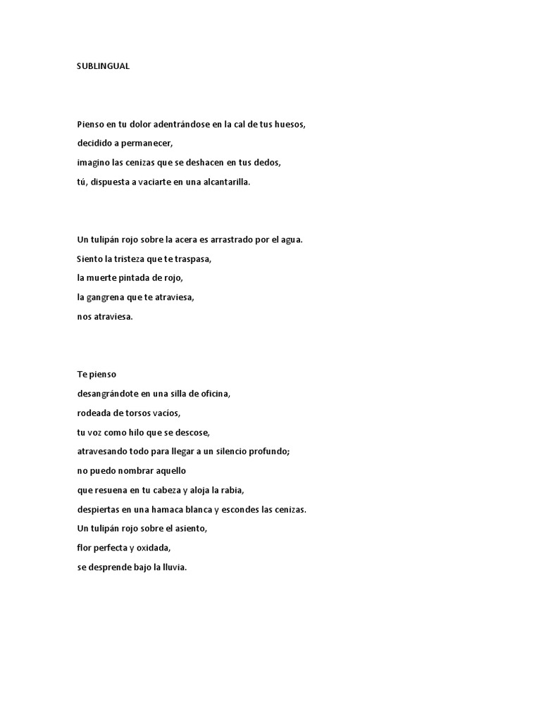 Claudia S. Cadena Selección de Poemas PDF Naturaleza