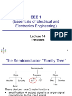 (Essentials of Electrical and Electronics Engineering) : Transistors