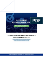 Actas Congreso Prevencionar 2019