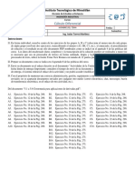 Actividad A52 Ejercicios 2, Instrucciones y Rúbrica