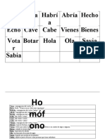 JUEGO - Homografo - Homofono