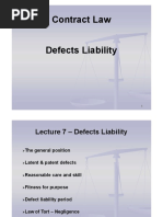 Construction Contract Law - Defects Liabilities