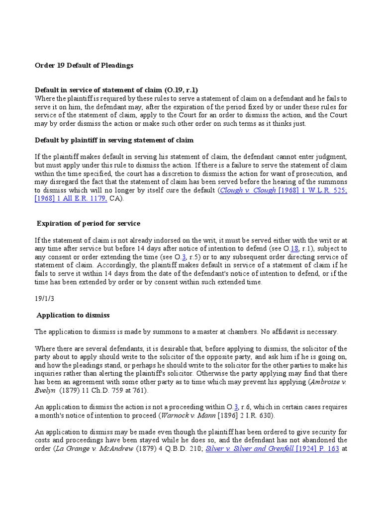 Default Judgment Procedures in HK | PDF | Default Judgment | Pleading