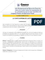 Acuerdo No. 28-2015 Juzgado Segundo Pluripersonal de Ejecucion Penal