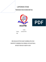 Laporan Stase: Keperawatan Komunitas