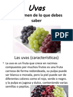 Uvas (Resumen de Algunas Cosas Que Debes Saber)