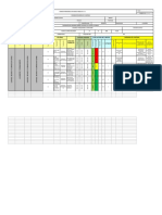 Tabla Matriz de Identificacion de Peligro