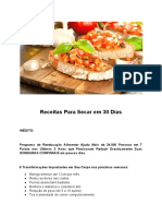 Receitas para Secar em 30 Dias