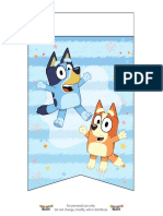 Bluey Birthday Banner