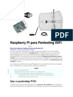 Raspberry Pi para Pentesting WiFi