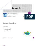 10S3001 - Local Search and Genetic Algorithms