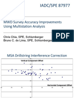 MWD Survey Accuracy Improvements Using Multistation Analysis