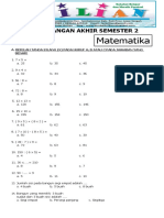 Soal Uas Matematika Kelas 2 SD Semester 2 Dan Kunci Jawaban