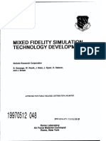 Mixed Fidelity Simulation Technology Development