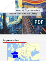 Impressionism vs. Expressionism Music