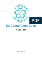 Dr. Cabral Detox Drop: 7-Day Plan