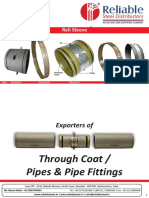 Through Coat / Pipes & Pipe Fittings: Exporters of