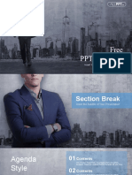 Businessman Cityscape PowerPoint Templates