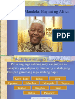 Aralin 3.3 Nelson Mandela Bayani NG Africa