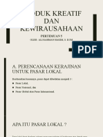 Perencanaan Usaha Kerajinan Untuk Pasar Lokal