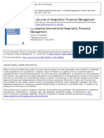 The Journal of Hospitality Financial Management