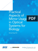 Practical Aspects of Mirror Usage in Optical Systems For Biology