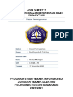 Kholan Mustaqim - IK1B - Jobsheet 7 Konsep PBO Pada Python