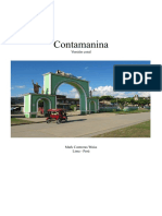 Contamanina - Versión Coral - Mark Contreras - Partitura Completa