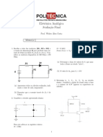 Atividade Final Eletrônica Analôgica