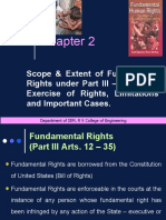 Scope & Extent of Fundamental Rights Under Part III - Details of Exercise of Rights, Limitations and Important Cases