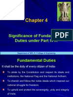 Significance of Fundamental Duties Under Part IV A: Department of IEM, R V College of Engineering