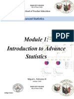 Module 1 Advance Statistics Final