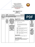 Weekly Home Learning Plan - Week5