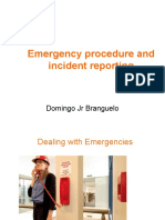 Assestment 3 Part B Emergency procedure and incident reporting
