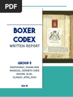 Boxer Codex: 16th Century Filipino Illustrations | PDF