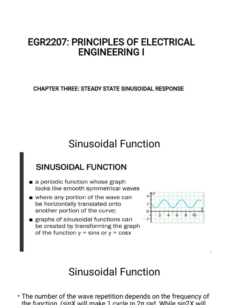 Steady State Sinusoidal Response | PDF | Electrical Network | Inductor