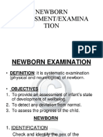 Newborn Assessment/Examina Tion