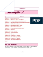 Strength of Materials: Er. S K Mondal