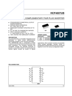HCF4007UB: Dual Complementary Pair Plus Inverter