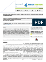 Growth and Growth Studies in Orthodontics